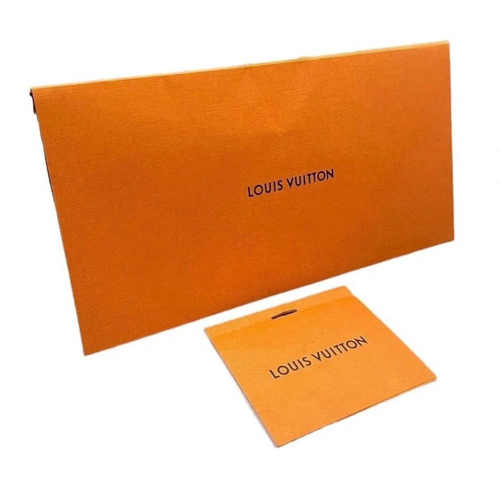 LOUIS VUITTON Orange Envelope Sleeve, Mini Envelope Sleeve, Paper